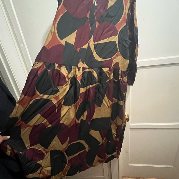 TOAST London geo print cup to blend dress size 18 - Picture 12 of 16